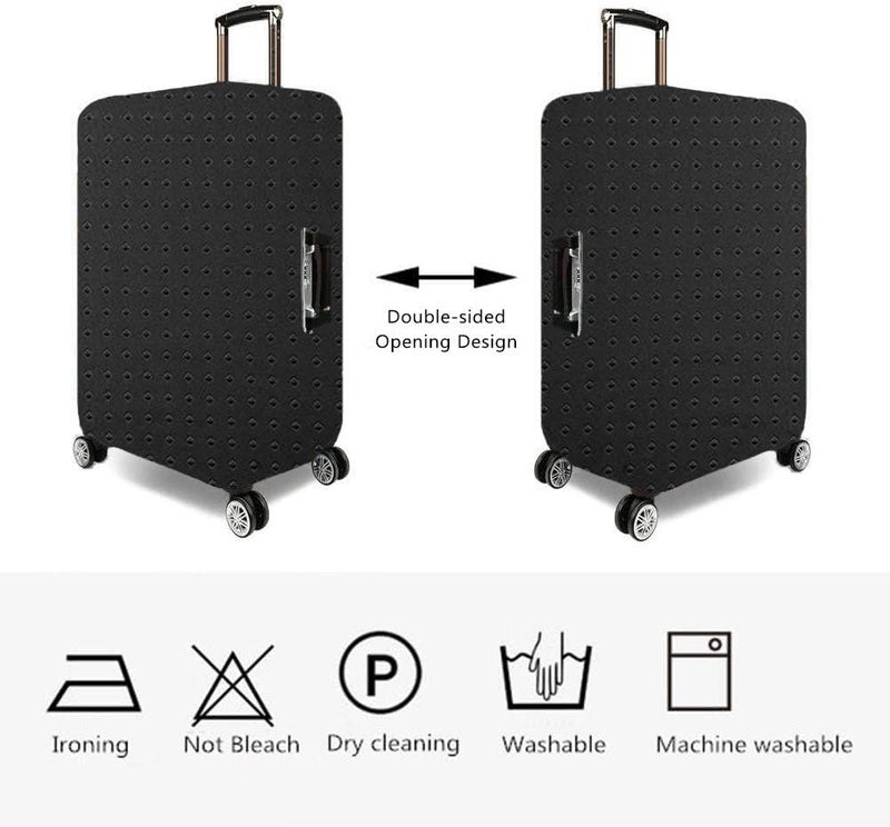 7-Mi Travel Luggage Cover Protector, Washable Suitcase Protector Anti-scratch Spandex Baggage Covers Fits 31-32 Inch Luggage - Image 1